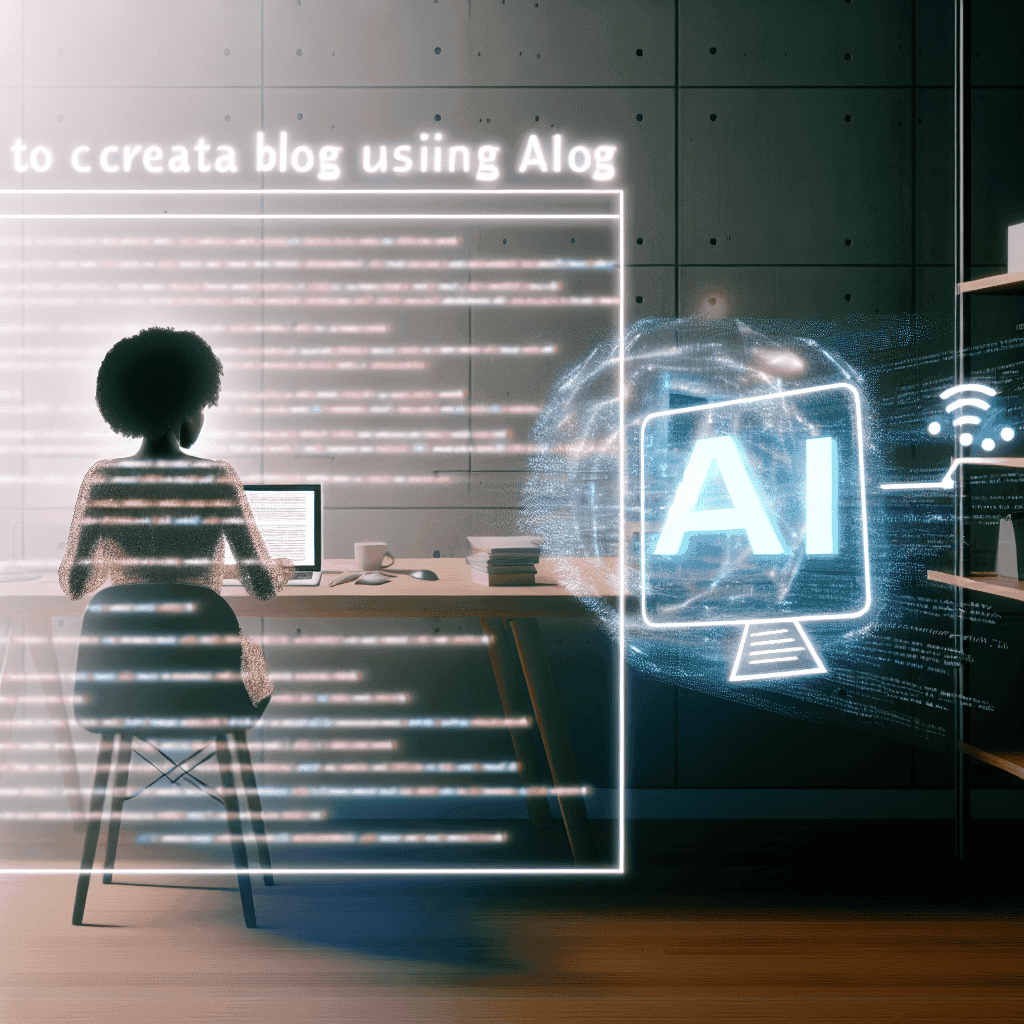 How to Create a Blog Using AI  